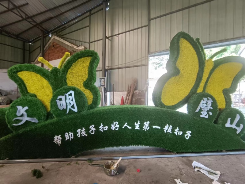 景观雕塑造型厂家大型立体造型绿雕造型价格仿真动物造