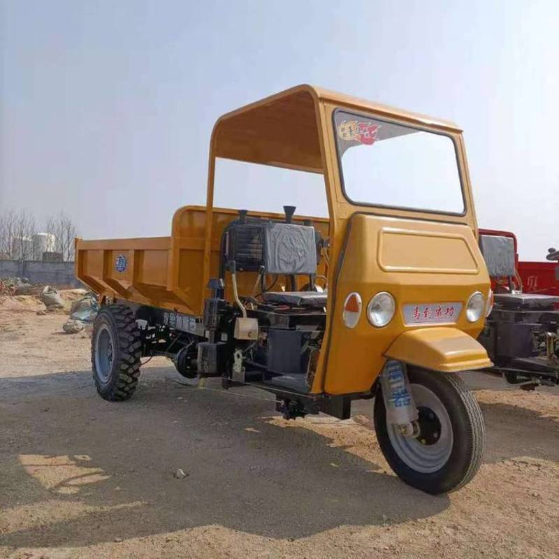 厂家直销柴油三轮车工程自卸翻斗车带高低速的农用三轮车