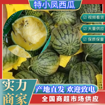 江苏西瓜特小凤西瓜产地直发保质保量可视频看货