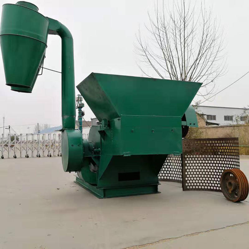 供应沙克龙花生红薯秧干草粉糠机高产量420型沙克龙粉碎机