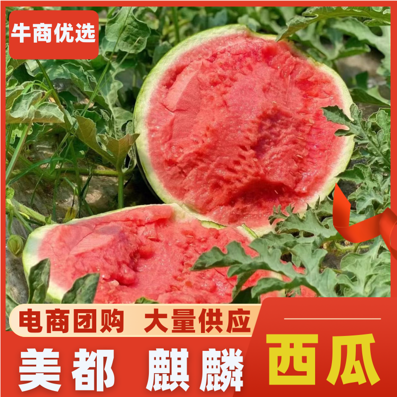 云南美都西瓜，瑞丽美都西瓜，盈江美都麒麟西瓜，商超档口