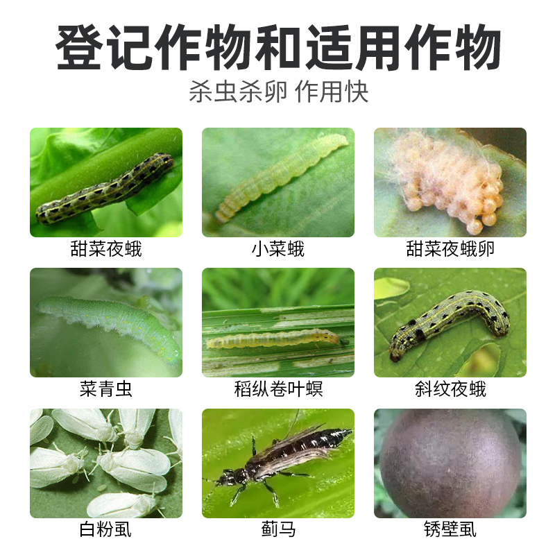 农药虱螨脲抗性小菜蛾食心青虫锈壁虱瓜果树柑橘蔬菜杀虫剂