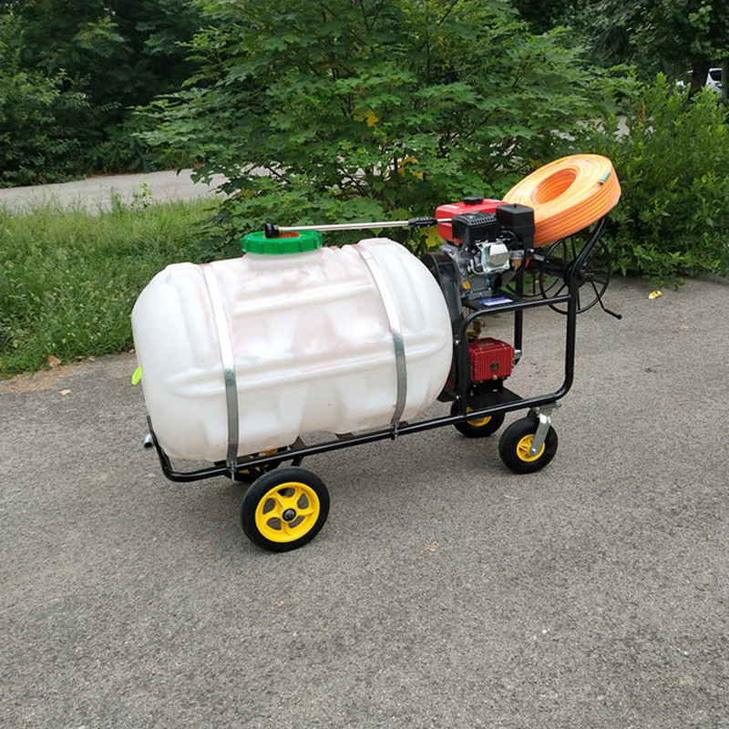 手推式汽油高压打药机养殖消毒喷雾器