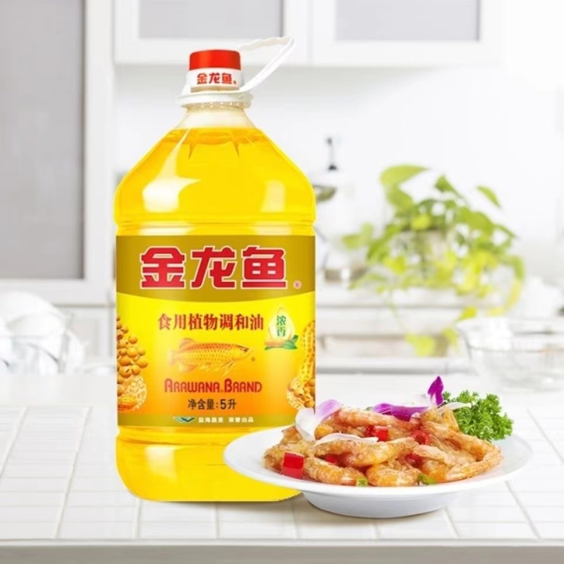 金龙鱼花生浓香调和油5L