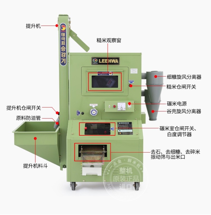 一点金碾米机商用大型水稻组合砻谷机小型家用打米机胚芽鲜米