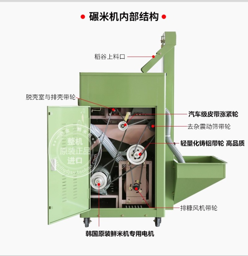 一点金碾米机商用大型水稻组合砻谷机小型家用打米机胚芽鲜米