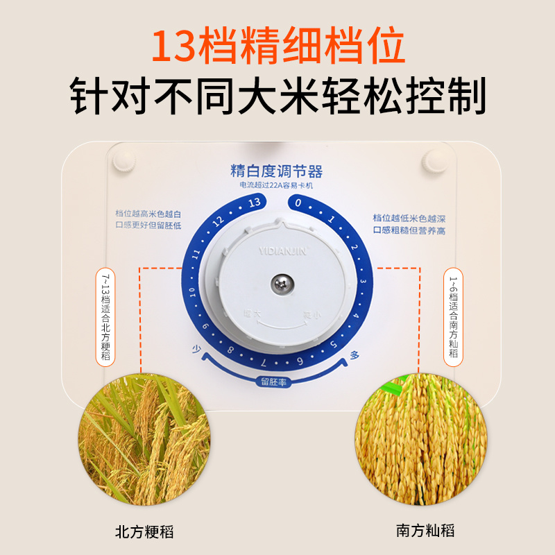 米掌柜智能碾米机家用小型精米打米机稻谷脱壳商用共享无尘鲜