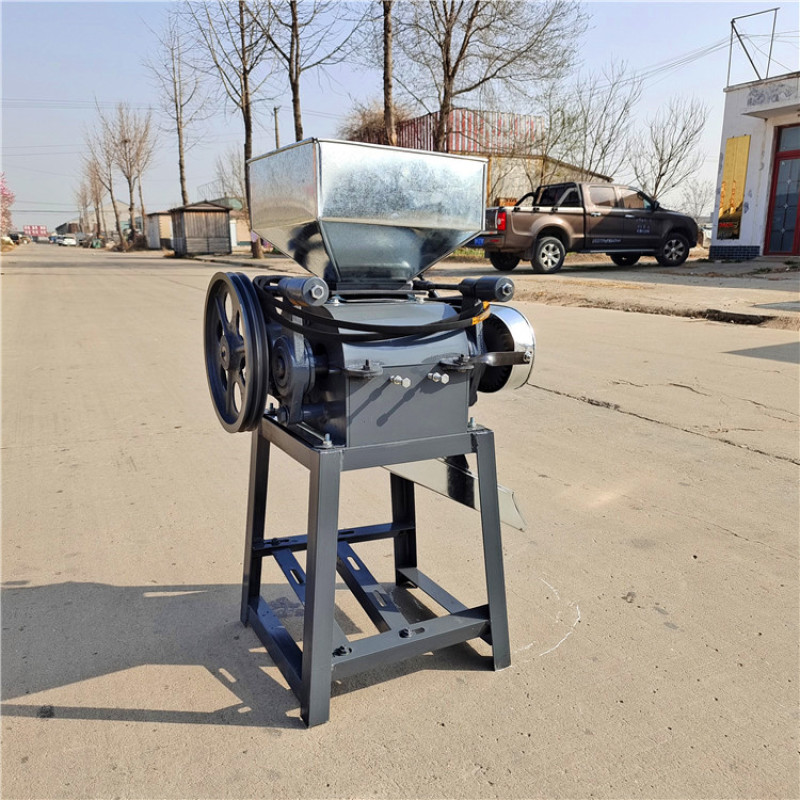 家用挤扁机wy-120玉米小麦破碎机黄豆压扁机