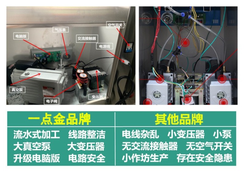 大米真空米砖包装机真空泵商用食品封口机家用中大型不锈钢