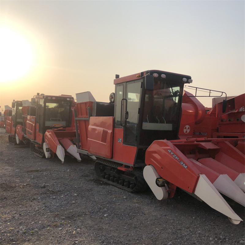 轮式150马力小三行4YZP-3H玉米收获机收割机