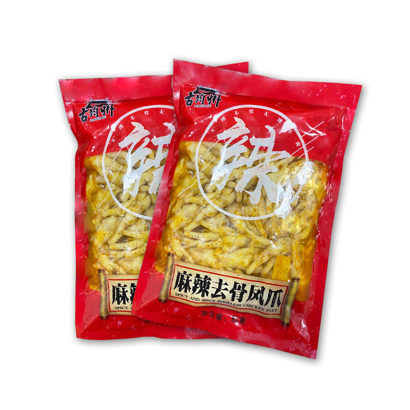 无骨鸡爪麻辣即食卤味熟食商用整箱批发夜市摆摊香辣去骨凤爪