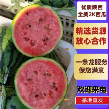 【优质西瓜】全美2K西瓜皮薄汁甜对接全国市场质量保障欢迎来电
