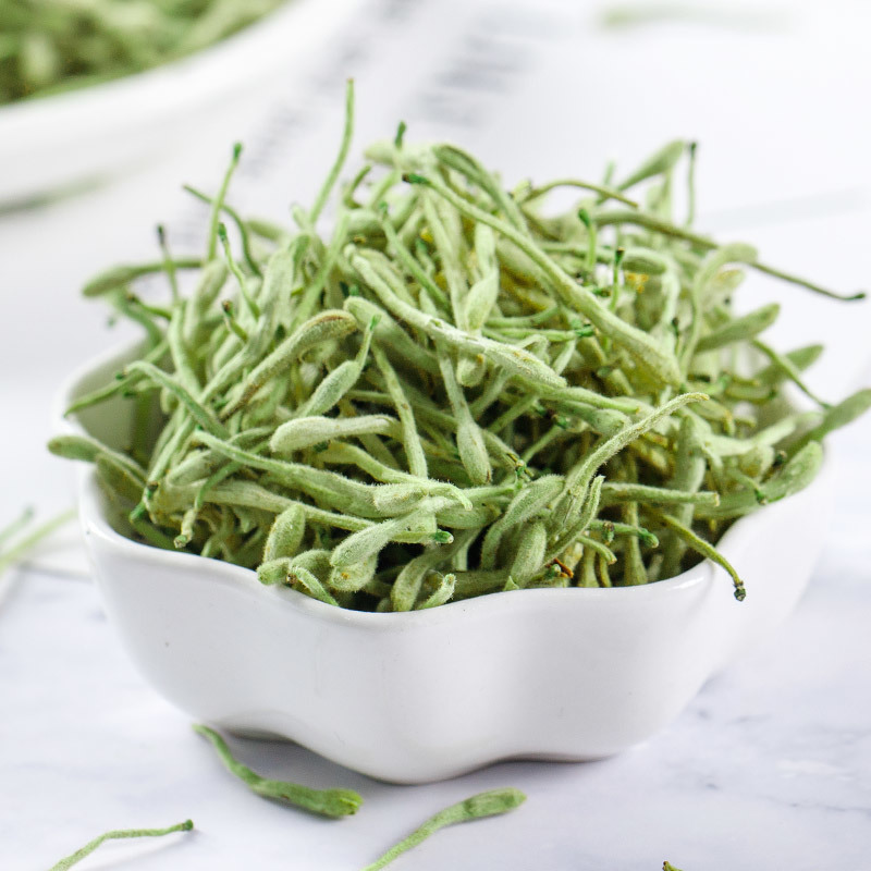 金银花头茬正品河南金银花茶泡水中药非野生金银花茶正宗