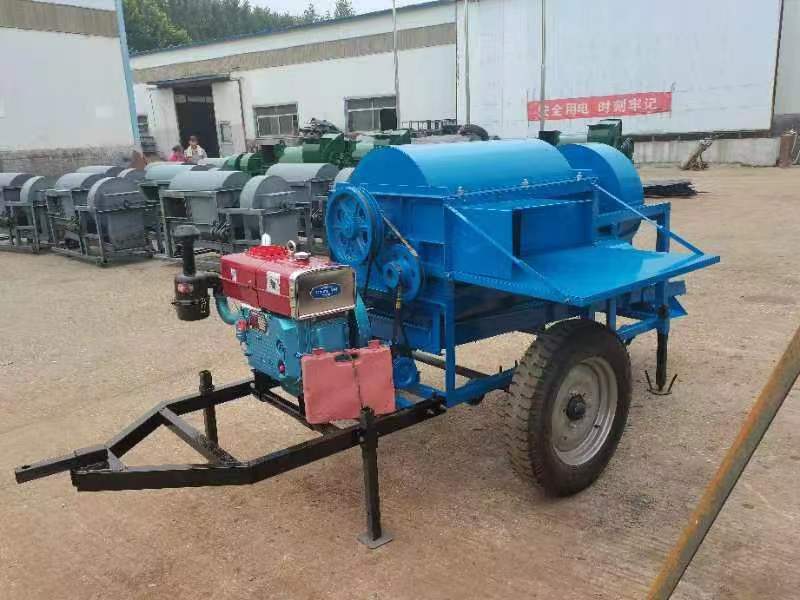 厂家直销125型稻麦脱粒机新款大豆脱粒机农用稻麦脱粒机