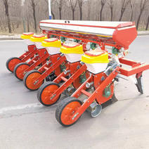 供应2行玉米悬浮播种机四轮牵引四行免耕玉米播种机