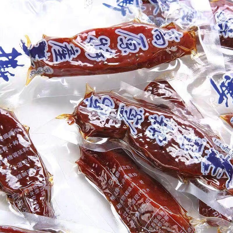 手撕鸭肉四川特产零食批发散装地摊小吃风干牛肉干景区手撕牛