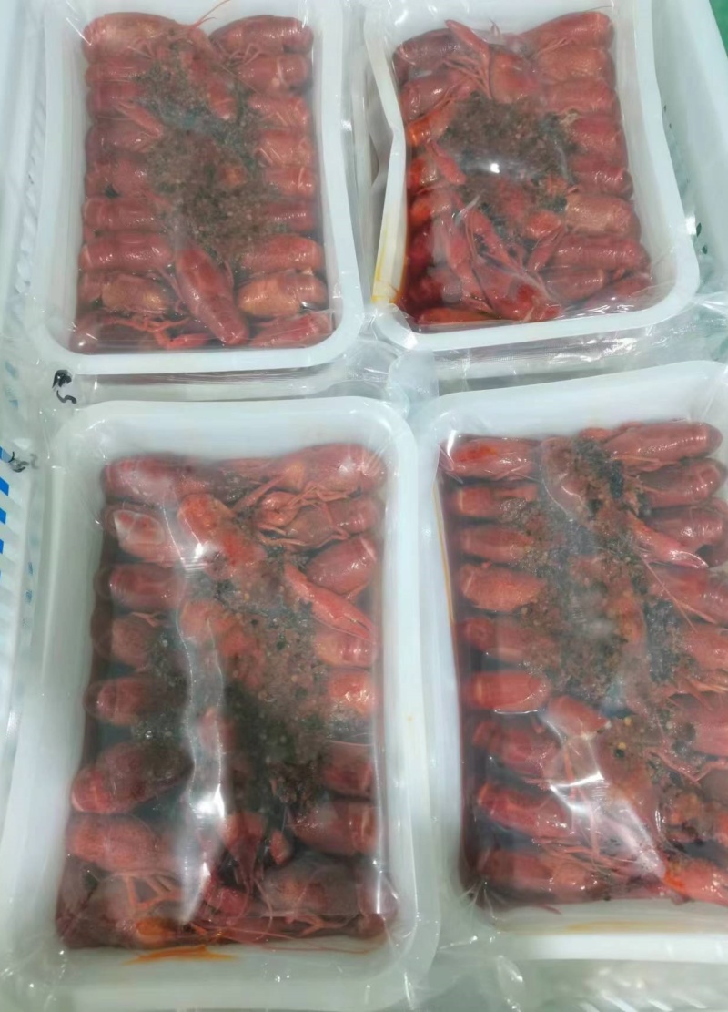 预制调味麻辣小龙虾，水产加工源头工厂