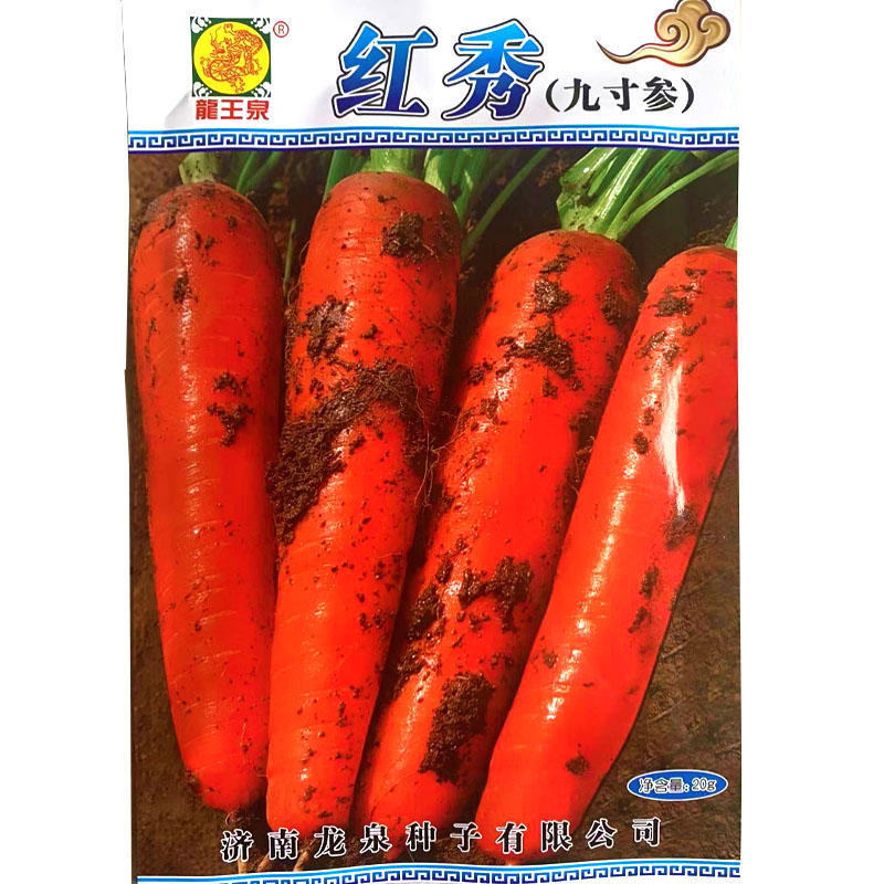 胡萝卜种子三系杂拖车头红笋808早熟高产耐寒耐热胡萝卜籽