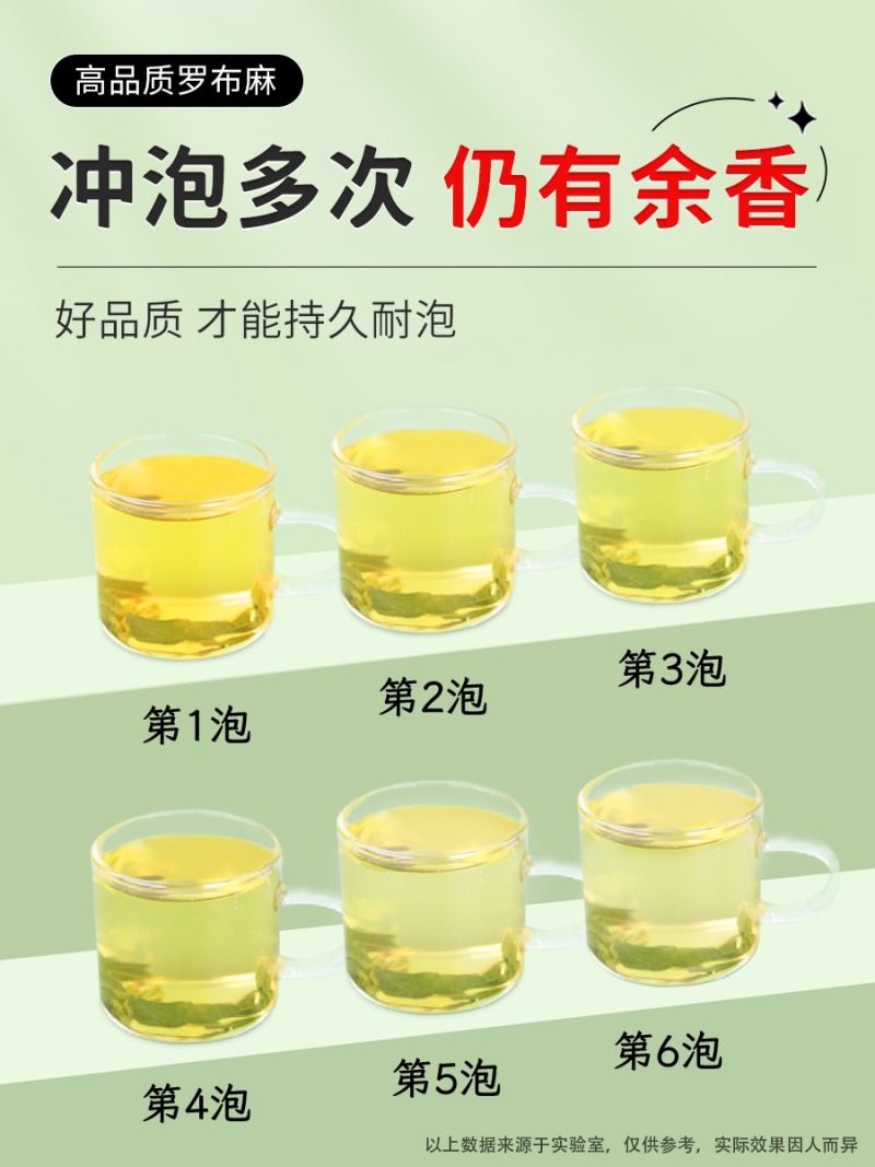 罗布麻茶正宗新疆罗布麻泡水泡茶头茬罗布麻