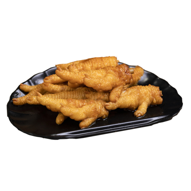 包邮虎皮凤爪整箱批发商用冷冻熟食源头厂货油炸鸡爪