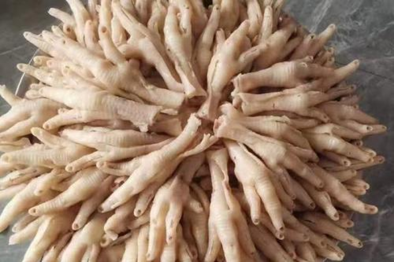 新鲜无骨鸡爪去骨鸡爪货源充足厂家直供饭店卤菜店