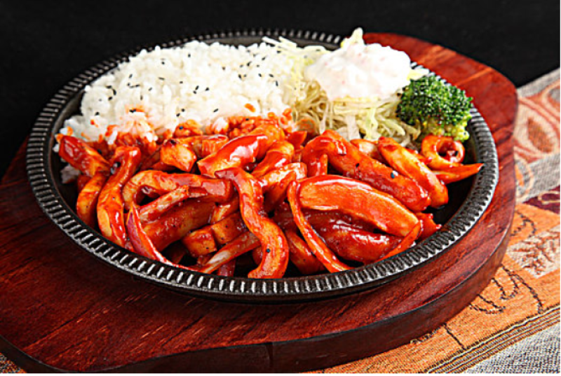 铁板鱿鱼140g20袋/箱成品菜肴料理包