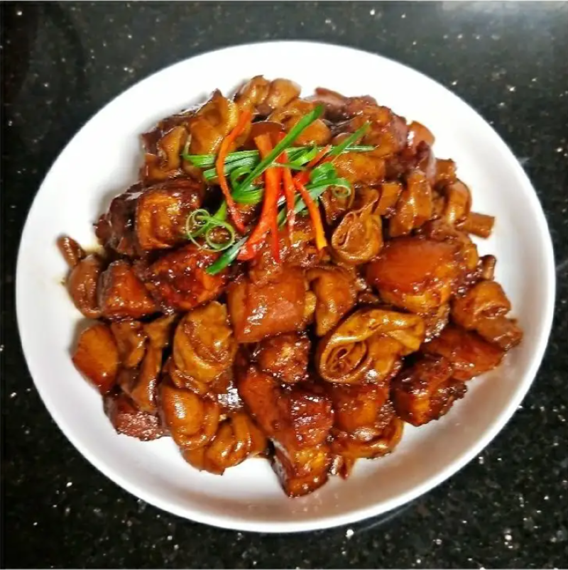 千张结烧肉220g/袋预制菜成品菜肴厂家直营