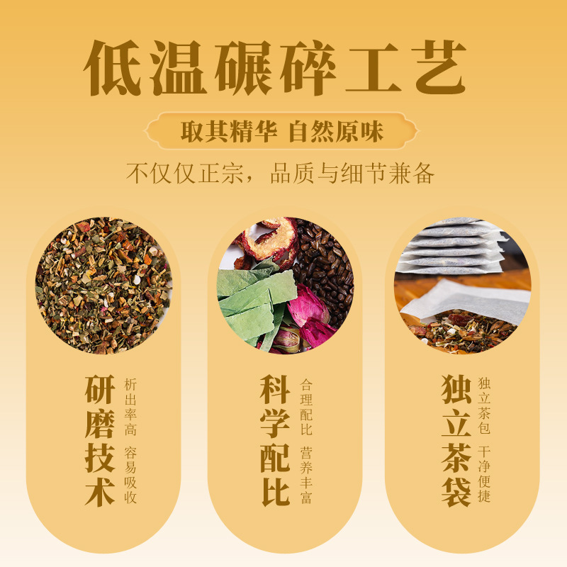 泷御堂十味茶养生组合花茶柠檬冬瓜荷叶茶流油茶200克40