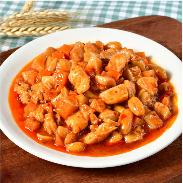 宫保鸡丁成品图