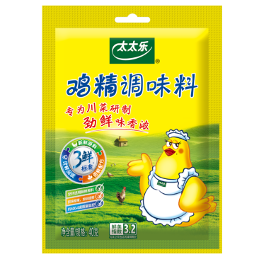 太太乐三鲜鸡精40g鲜鸡精煲汤炒菜提味增鲜替代味精