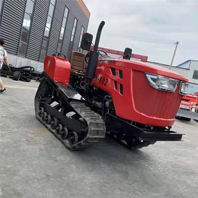 全地形80履带式农作物旋耕拖拉机履带田园管理机耕地机