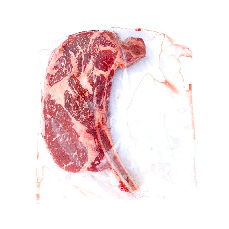 河南谷饲战斧牛排4片原切新鲜整条带骨肋眼肉扒牛肉一件代发