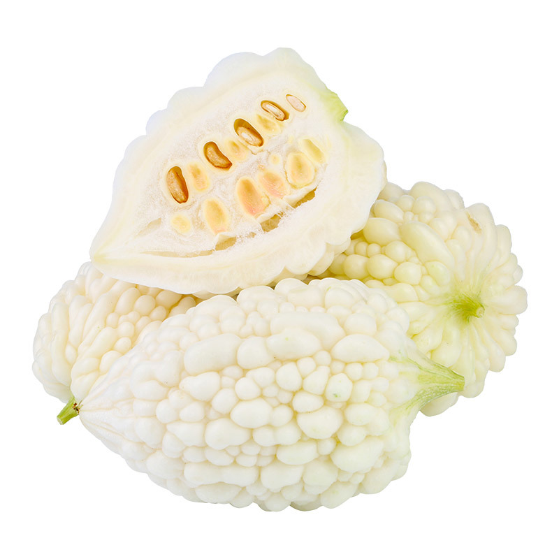 山东苹果苦瓜5斤新鲜生吃苦瓜水果白玉苦瓜苦味蔬菜一件代发
