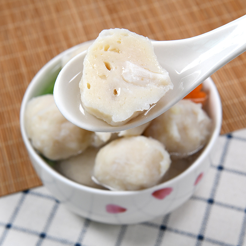 牛九点墨鱼丸潮汕地方小吃火锅墨鱼丸子砂锅粥餐厅半成品