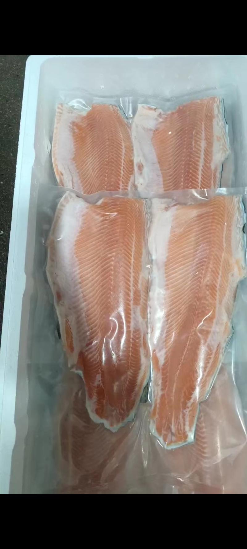冰鲜三文鱼国产虹鳟鱼刺身海鲜生鱼片生吃