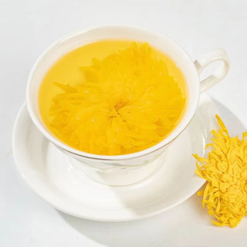 金丝皇菊枸杞茶菊花茶一朵一杯大朵黄菊花胎菊贡菊