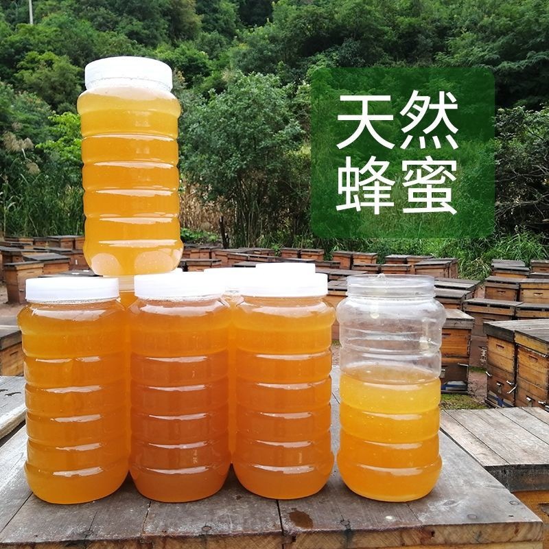 蜂蜜农家深山百花蜜农家野生成熟封盖土蜂