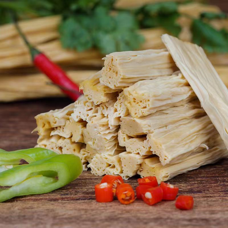 腐竹段干货手工头层豆腐皮纯正特级凉拌菜火锅食材豆皮河