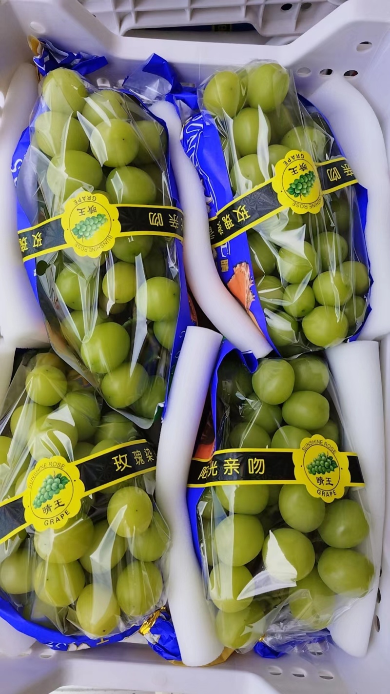 【葡萄】阳光玫瑰果粒大甜度高质量好可上门看货
