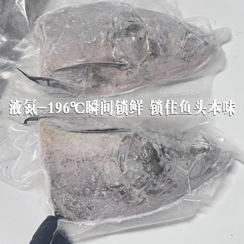 千岛湖生态胖头鱼花鲢鳙鱼鱼头现杀冰鲜每片400-800g