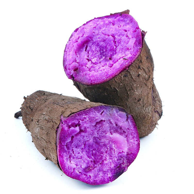 江西紫山药5斤新鲜现挖蔬菜紫色脚板薯紫玉淮山毛薯一件代发