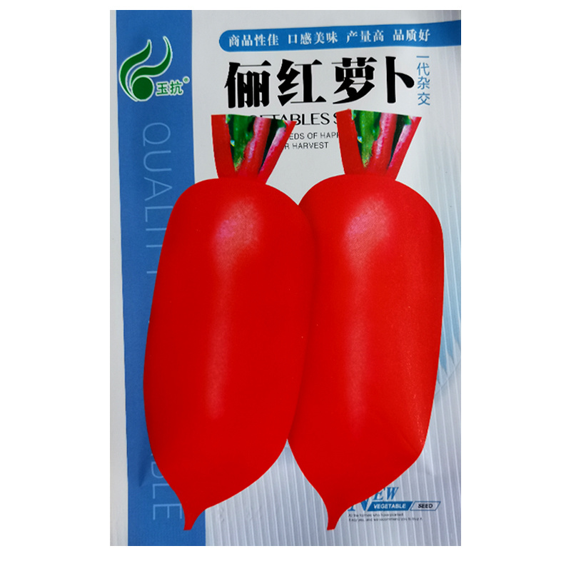 基地大红袍萝卜种子红皮白肉萝卜种籽红皮萝卜种子