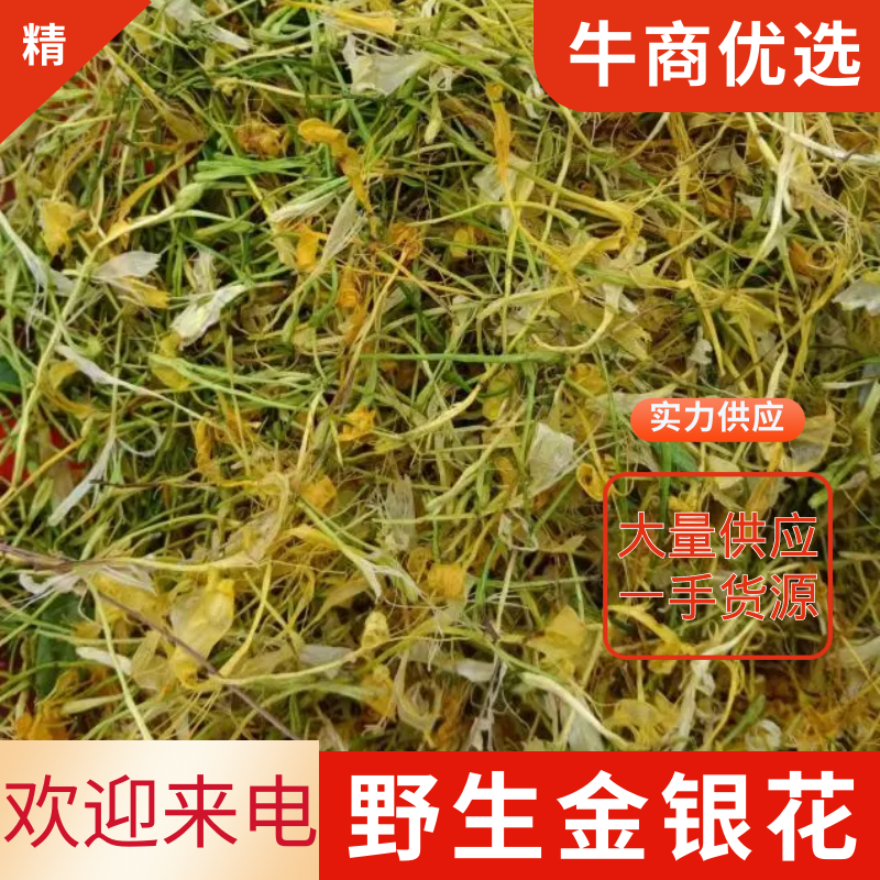 野生金银花，支持视频看货，人工采摘，质量保证