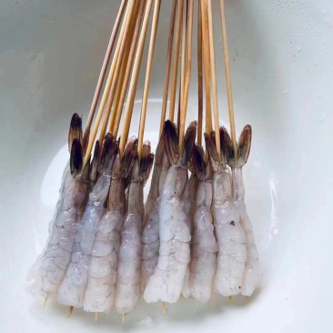 凤尾虾串