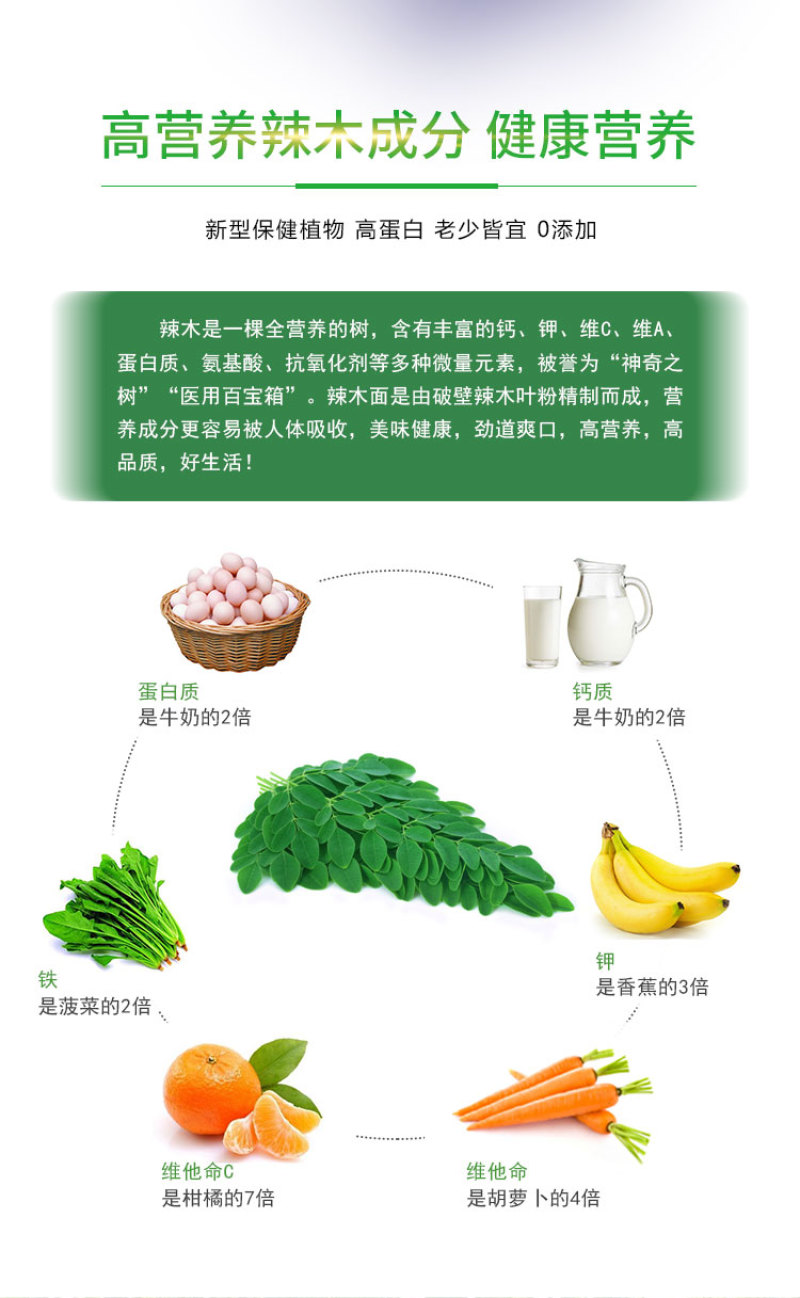 【优选】精品辣木面300g包邮可对接商超市场保质保量欢迎联系