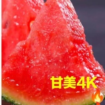 【精品甘美4K西瓜】产区现货直发，脆甜可口皮薄糖度高