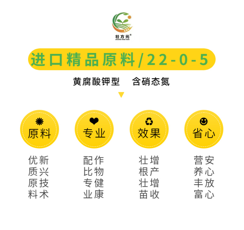 广西肥料厂脲钾水溶型复合肥22-0-527%黄腐酸钾