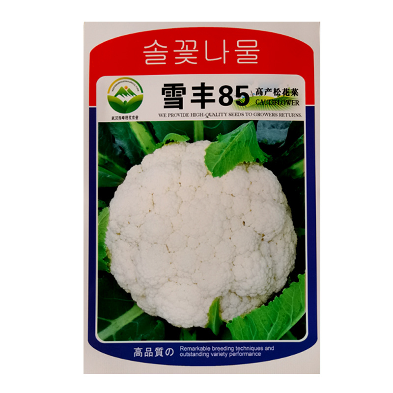 雪丰85天花菜种子春秋花椰菜高产耐热抗寒中熟松花菜种子