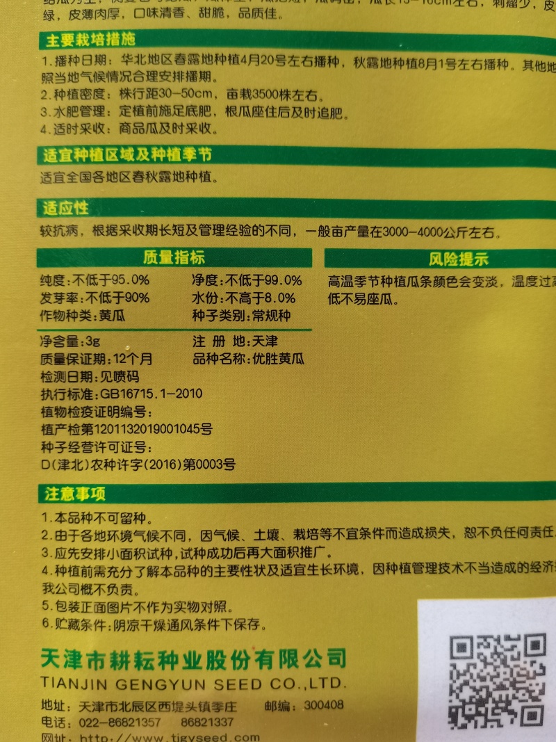 优质水果黄瓜种子迷你脆甜黄瓜种籽高产小黄瓜种子本地黄瓜
