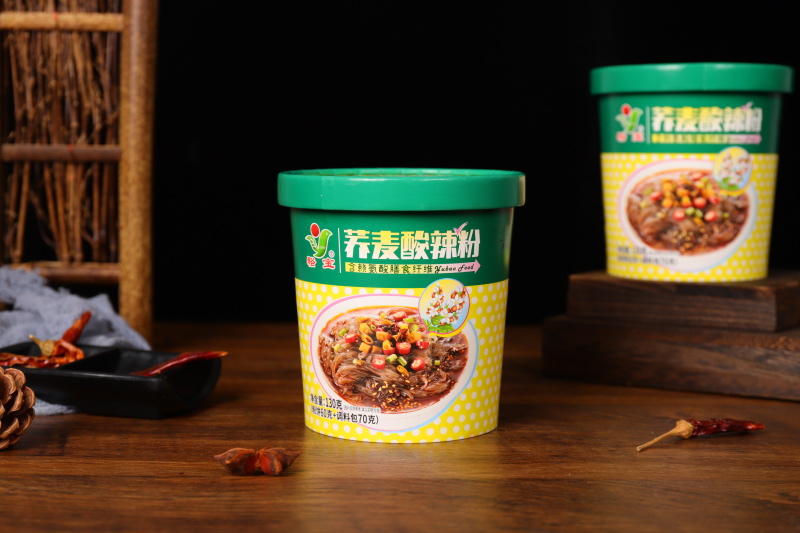 新品荞麦酸辣粉6桶/件工厂直发大量现货可贴牌